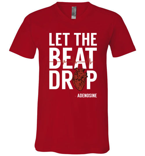 Let The Beat Drop Adenosine V-Neck