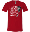 May Be Old Cool Bands V-Neck