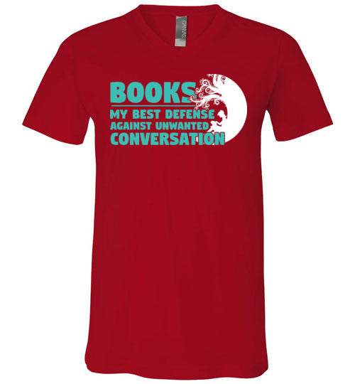 Books Unwanted Conversation V-Neck