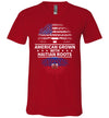 American Grown With Haitian Roots V-Neck