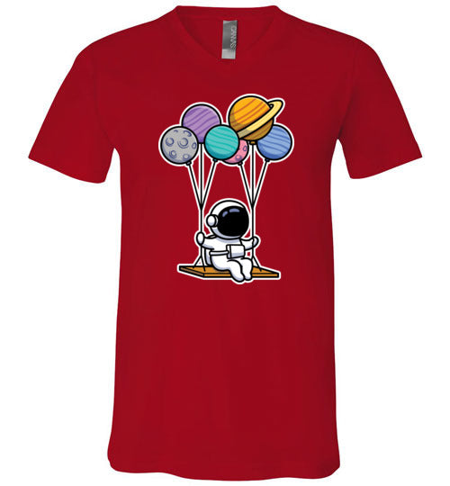Astronaut Balloon Swing V-Neck