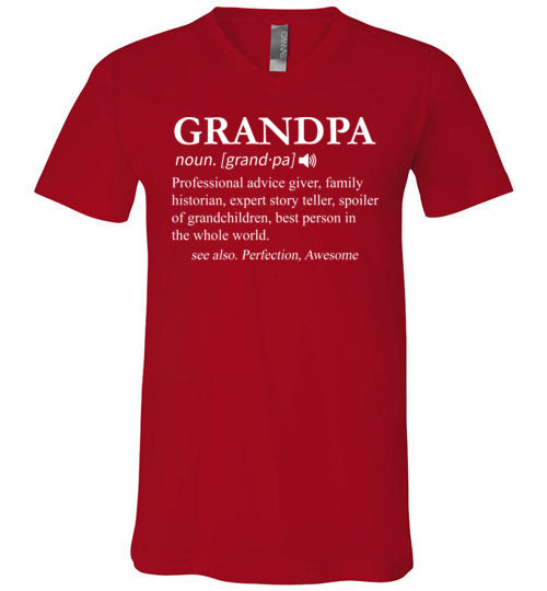 Grandpa Definition V-Neck
