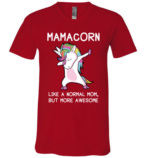 Mamacorn Unicorn Mom V-Neck