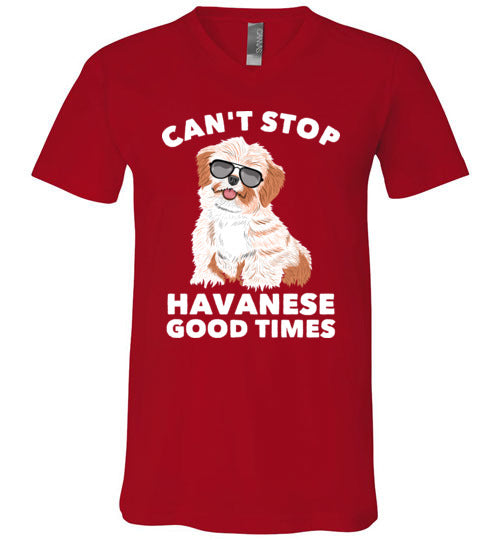 Cant Stop Havanese V-Neck
