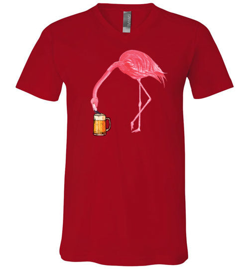 Flamingo Beer V-Neck