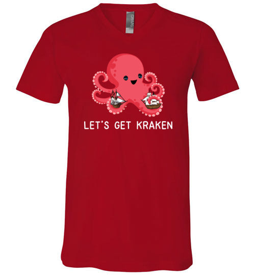 Lets Get Kraken Old Ships V-Neck