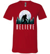 Bigfoot Believe V-Neck