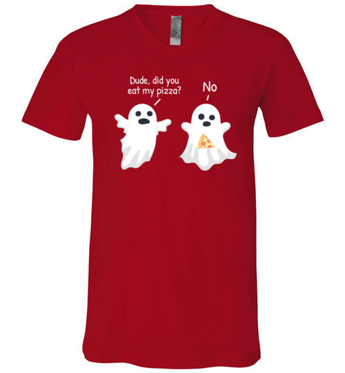Ghost Pizza V-Neck
