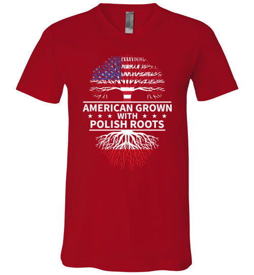 American Grown Polish Roots V-Neck