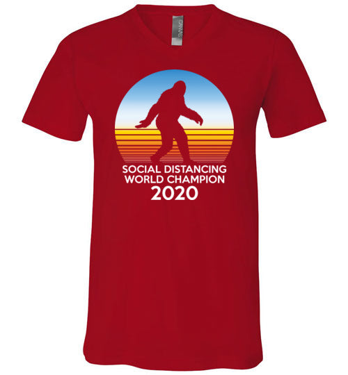 Bigfoot Social Distancing World Champion V-Neck