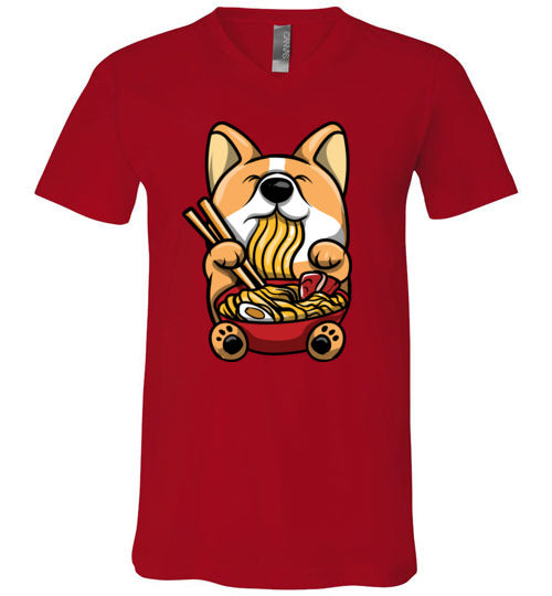 Corgi Ramen V-Neck