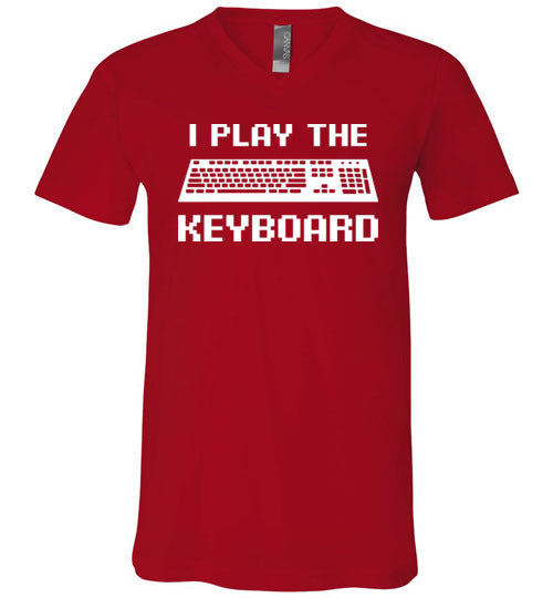 I Play The Keyboard V-Neck