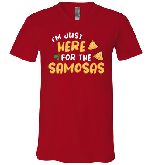 Just Here For The Samosas V-Neck
