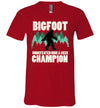 Bigfoot Hide And Seek Champion V-Neck