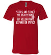 Sticks And Stones V-Neck