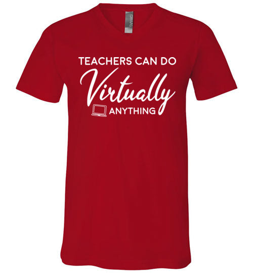 Teachers Can Do Anything V-Neck