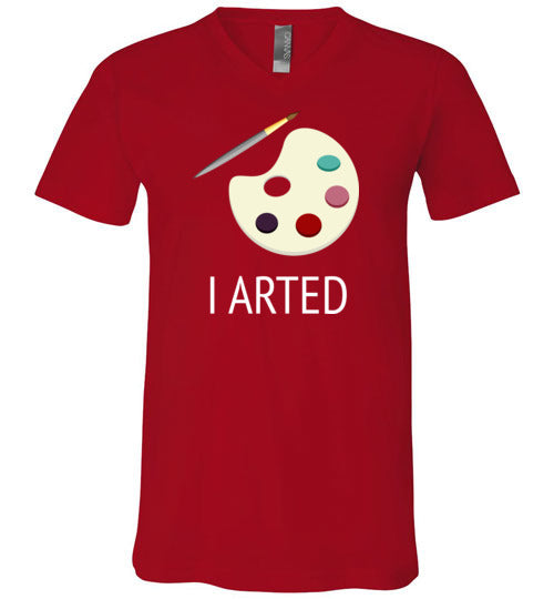I Arted V-Neck