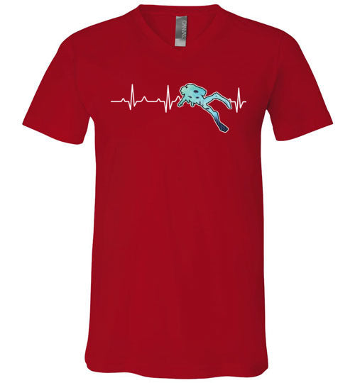 Scuba Heartbeat V-Neck