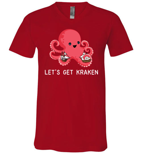 Lets Get Kraken Old Ships V-Neck