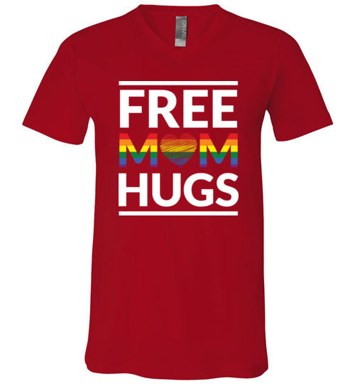 Free Mom Hugs V-Neck