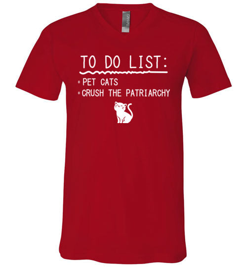 To Do List Crush Patriarchy V-Neck
