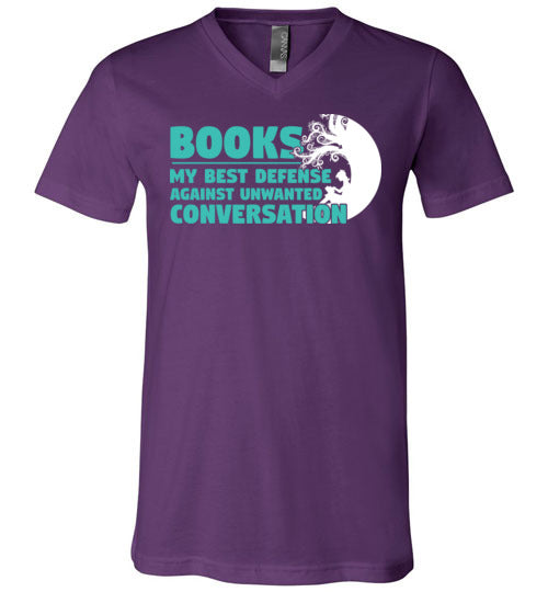 Books Unwanted Conversation V-Neck