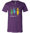 Crayon He Did it V-Neck