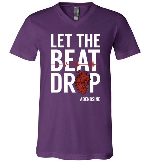 Let The Beat Drop Adenosine V-Neck