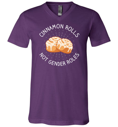 Cinnamon Rolls Not Gender Rolls V-Neck