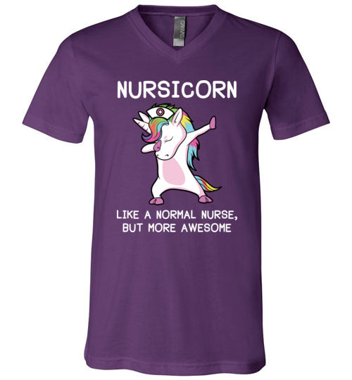 Nursicorn Nurse Unicorn V-Neck