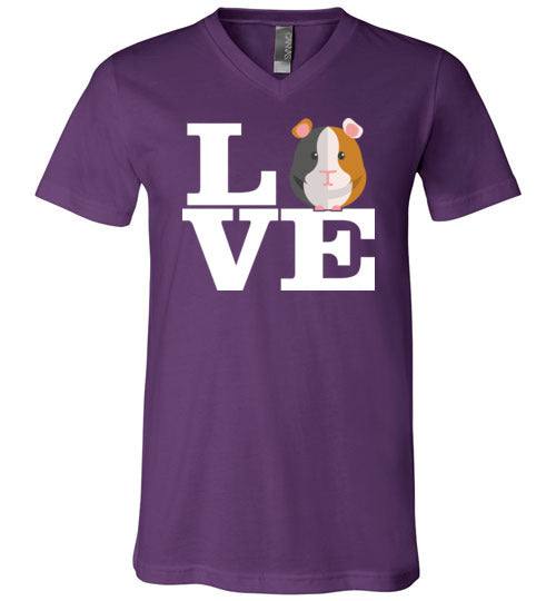 Love Guinea Pigs V-Neck