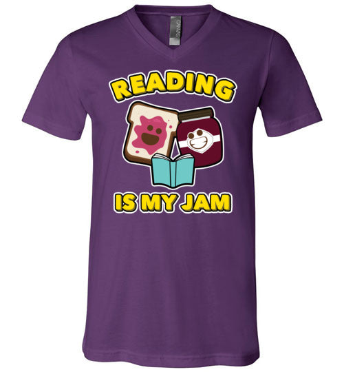 Reading Is My Jam V-Neck
