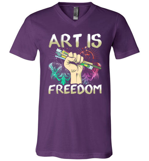 Art Is Freedom V-Neck