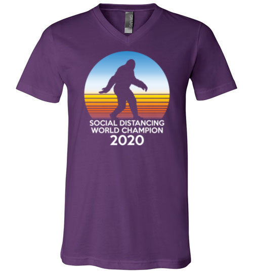 Bigfoot Social Distancing World Champion V-Neck