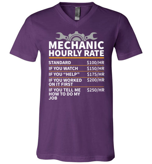 Mechanic Hourly V-Neck
