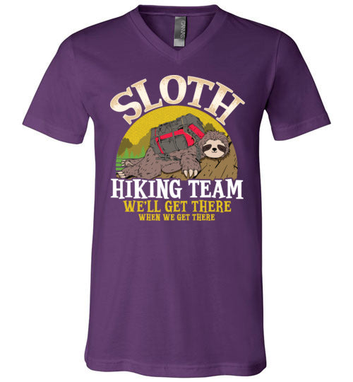 Sloth Hiking Team V-Neck