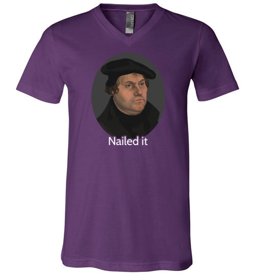 Martin Luther Nailed It V-Neck