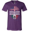 American Grown Mexican Roots V-Neck