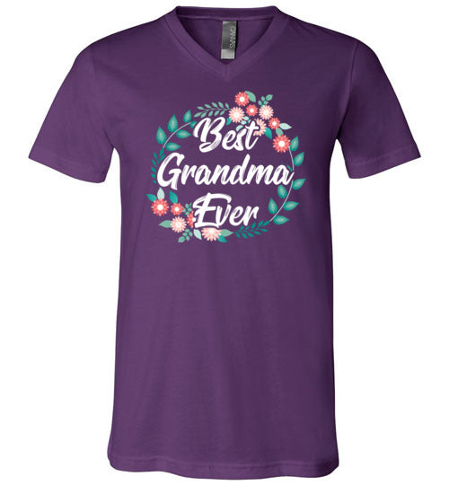 Best Grandma Ever V-Neck