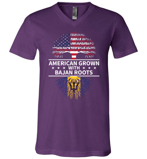 American Grown with Bajan Roots V-Neck
