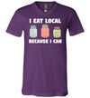 Canning Eat Local V-Neck