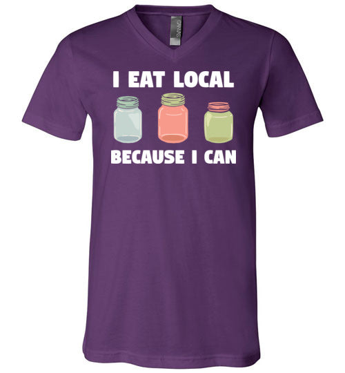 Canning Eat Local V-Neck