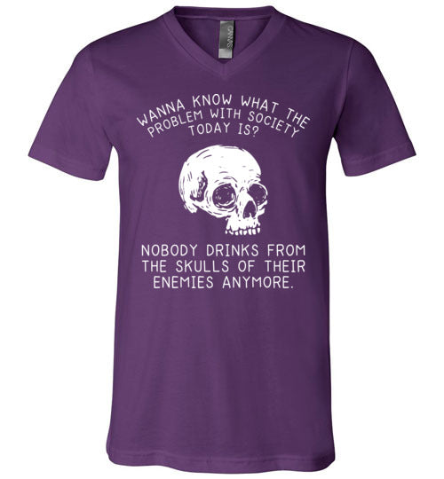 Drink From Skulls V-Neck
