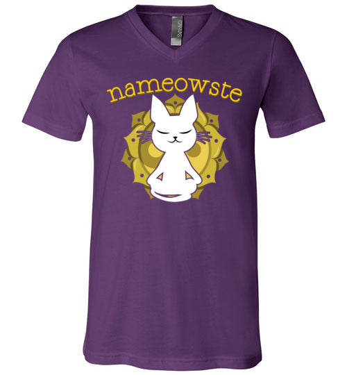 Cat Yoga Nameowste V-Neck