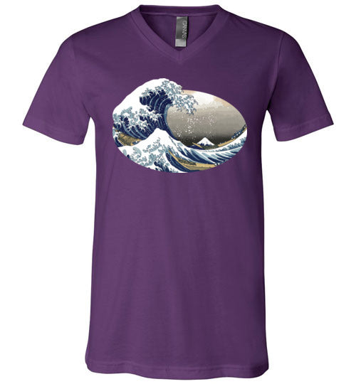 Great Wave off Kanagawa V-Neck