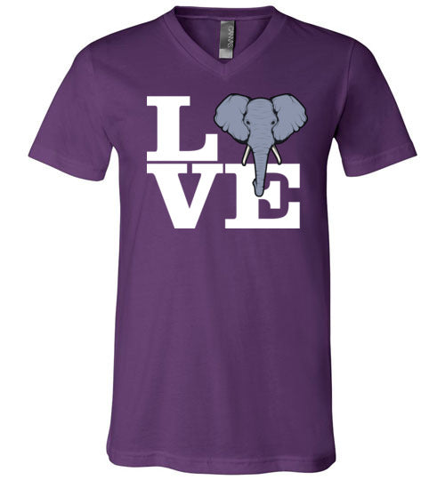 Love Elephants V-Neck