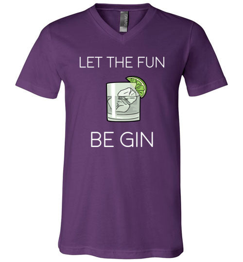 Let The Fun Be Gin V-Neck