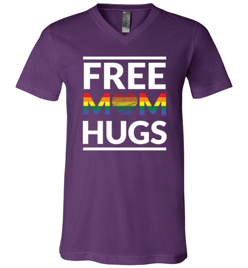 Free Mom Hugs V-Neck