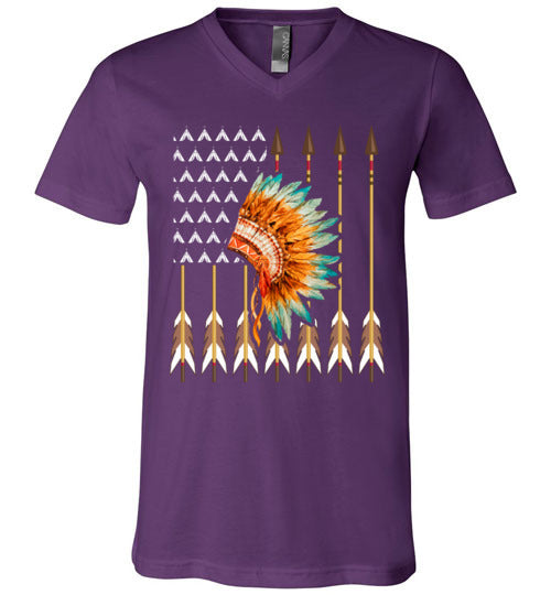 Native American Flag V-Neck