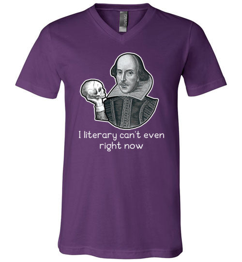 Shakespeare Literary Cant Even V-Neck